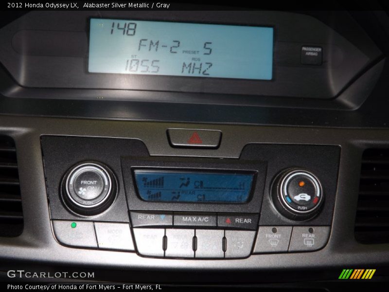 Alabaster Silver Metallic / Gray 2012 Honda Odyssey LX