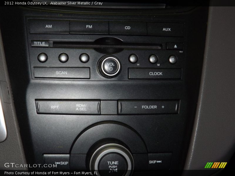Alabaster Silver Metallic / Gray 2012 Honda Odyssey LX