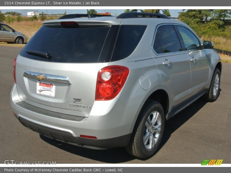 Silver Ice Metallic / Jet Black 2014 Chevrolet Equinox LT