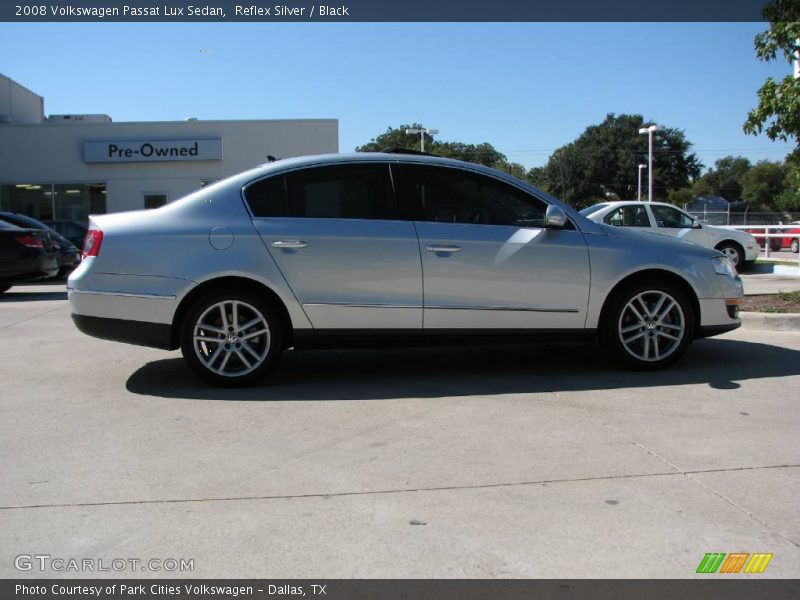 Reflex Silver / Black 2008 Volkswagen Passat Lux Sedan