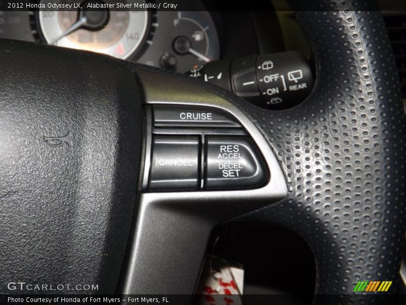 Alabaster Silver Metallic / Gray 2012 Honda Odyssey LX