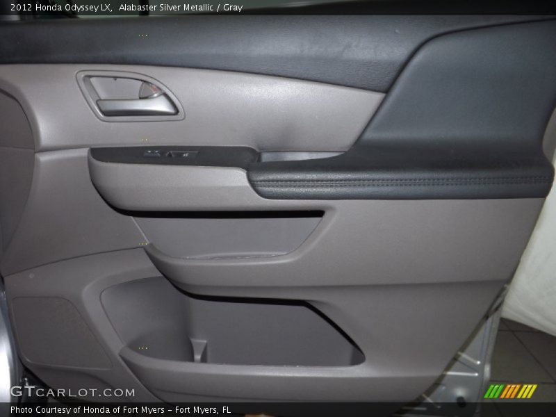 Alabaster Silver Metallic / Gray 2012 Honda Odyssey LX