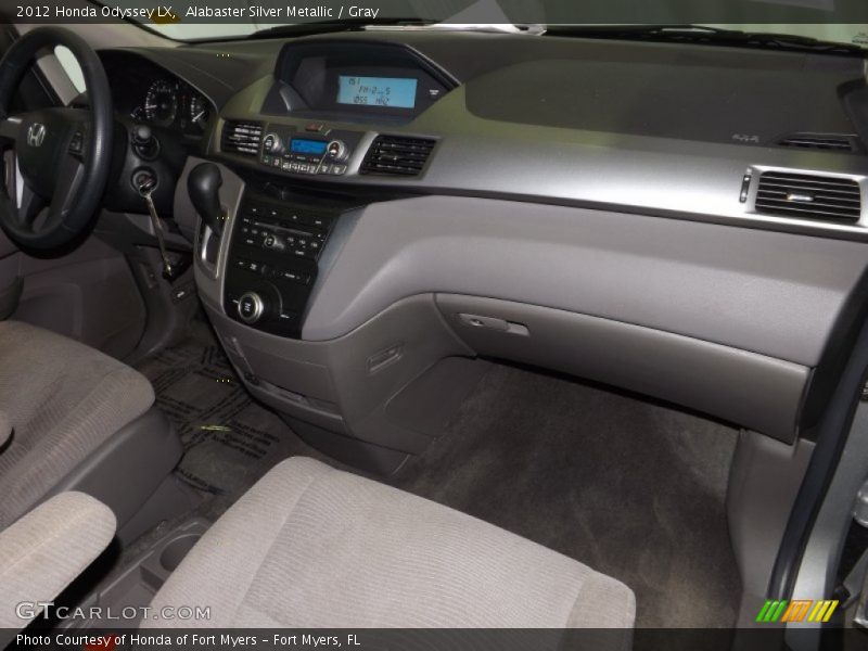 Alabaster Silver Metallic / Gray 2012 Honda Odyssey LX