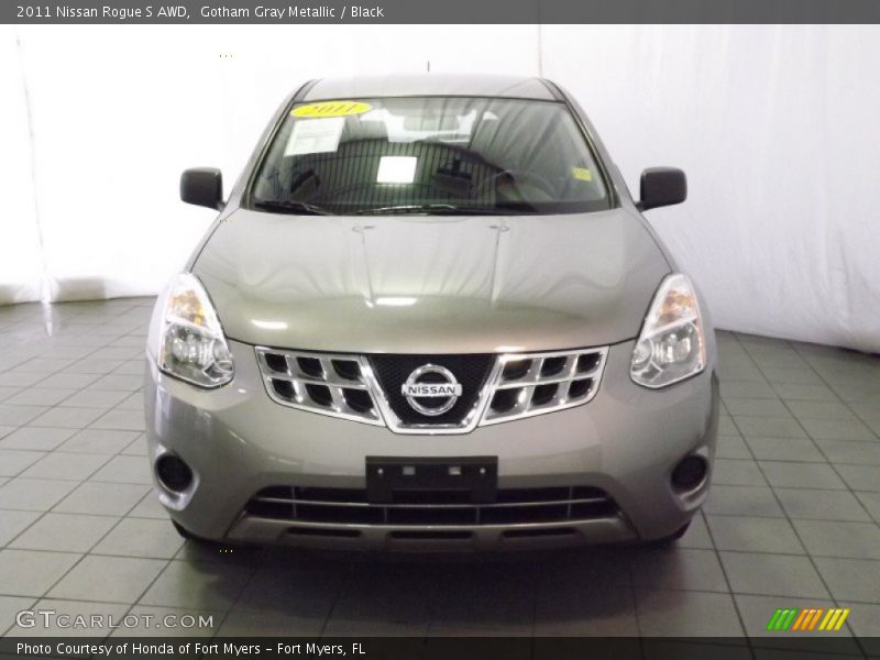 Gotham Gray Metallic / Black 2011 Nissan Rogue S AWD