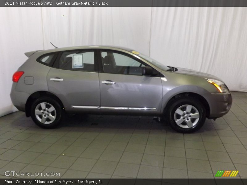 Gotham Gray Metallic / Black 2011 Nissan Rogue S AWD