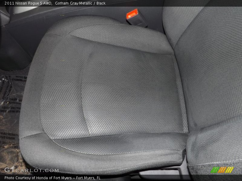 Gotham Gray Metallic / Black 2011 Nissan Rogue S AWD