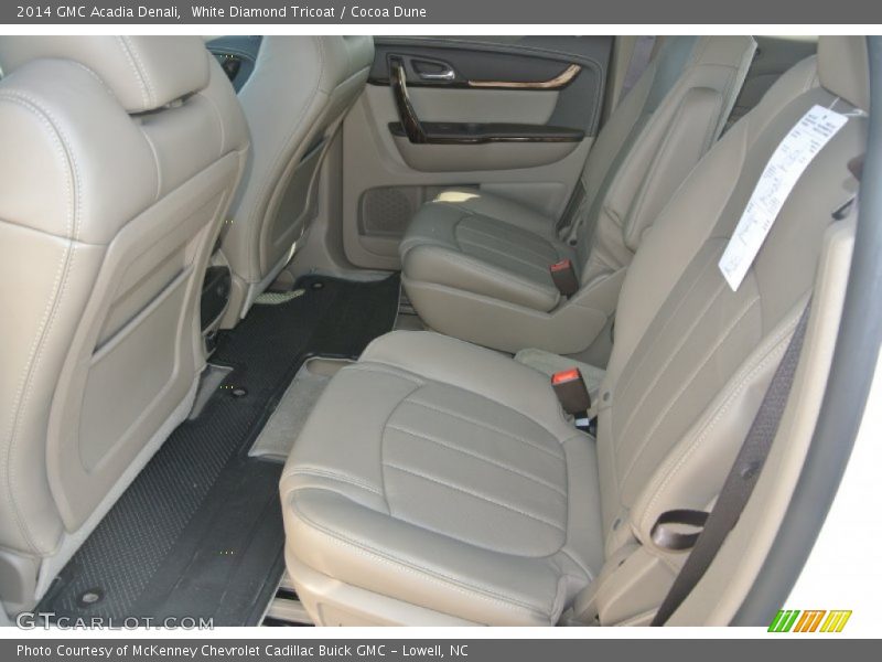 White Diamond Tricoat / Cocoa Dune 2014 GMC Acadia Denali