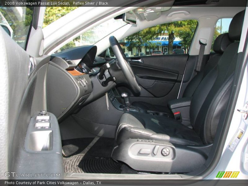 Reflex Silver / Black 2008 Volkswagen Passat Lux Sedan