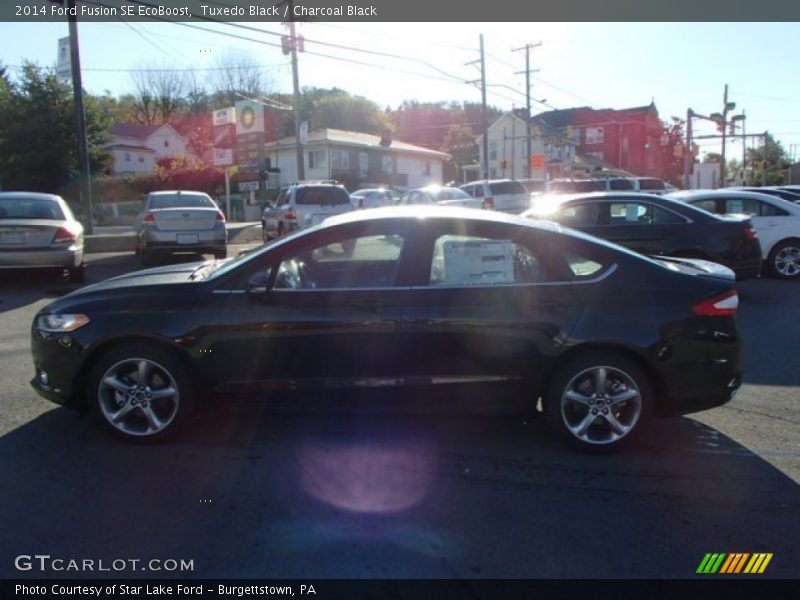 Tuxedo Black / Charcoal Black 2014 Ford Fusion SE EcoBoost