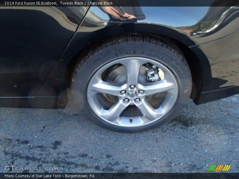 Tuxedo Black / Charcoal Black 2014 Ford Fusion SE EcoBoost