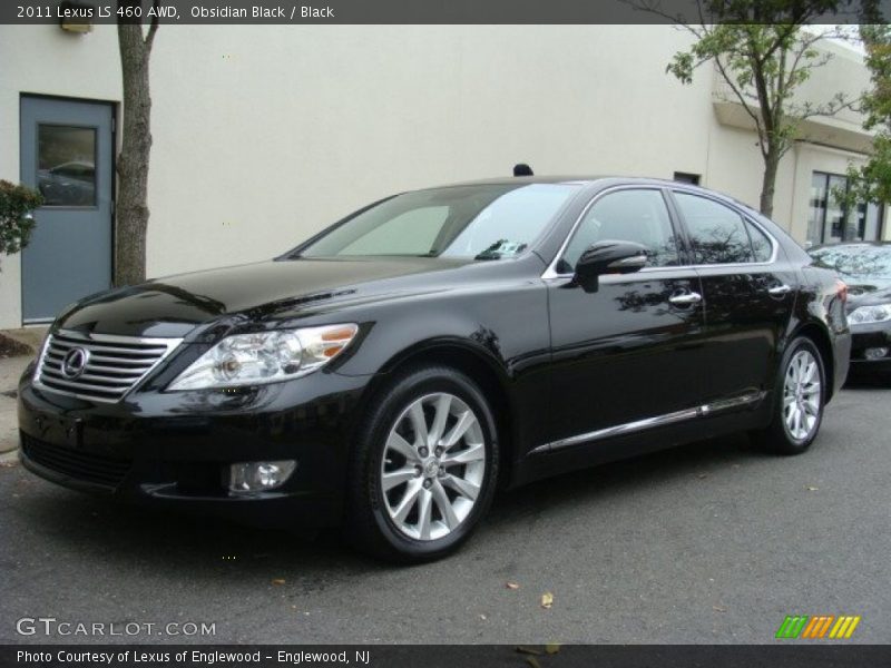 Obsidian Black / Black 2011 Lexus LS 460 AWD