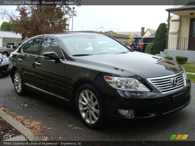 Obsidian Black / Black 2011 Lexus LS 460 AWD
