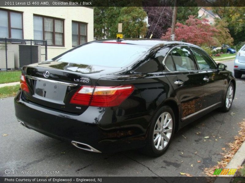 Obsidian Black / Black 2011 Lexus LS 460 AWD