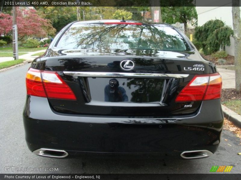 Obsidian Black / Black 2011 Lexus LS 460 AWD