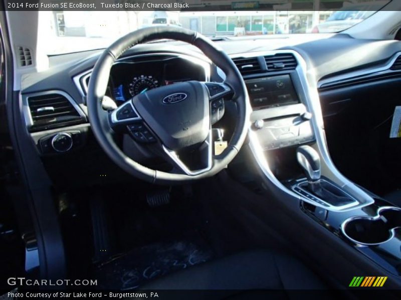 Tuxedo Black / Charcoal Black 2014 Ford Fusion SE EcoBoost