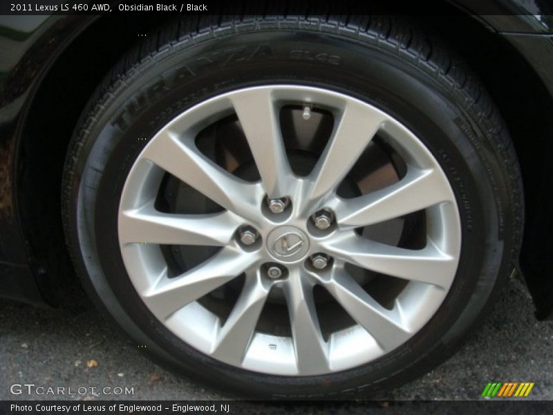 Obsidian Black / Black 2011 Lexus LS 460 AWD