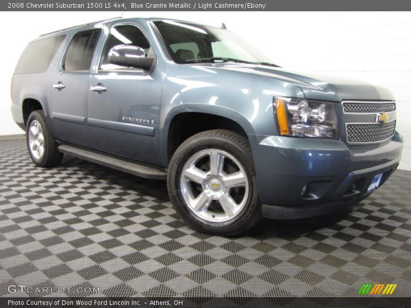 Blue Granite Metallic / Light Cashmere/Ebony 2008 Chevrolet Suburban 1500 LS 4x4