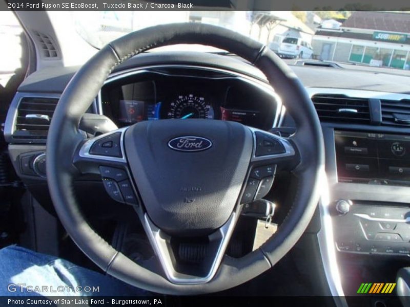 Tuxedo Black / Charcoal Black 2014 Ford Fusion SE EcoBoost