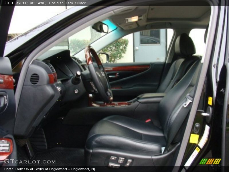 Obsidian Black / Black 2011 Lexus LS 460 AWD