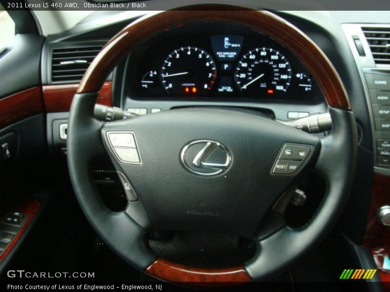 Obsidian Black / Black 2011 Lexus LS 460 AWD