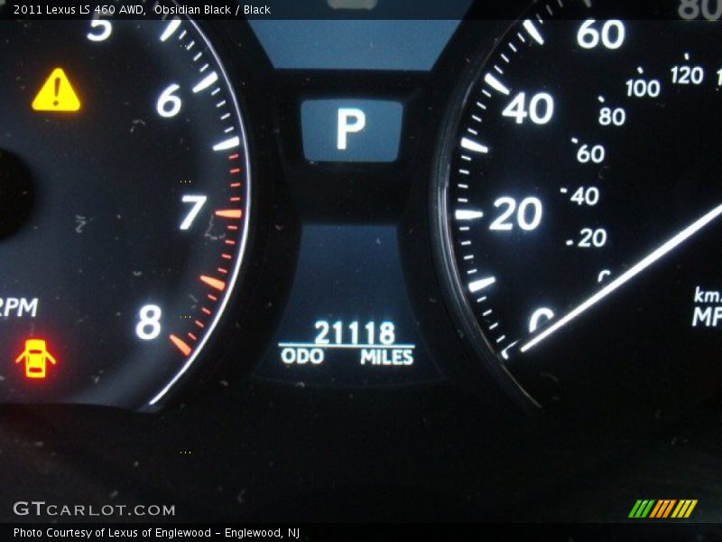 Obsidian Black / Black 2011 Lexus LS 460 AWD