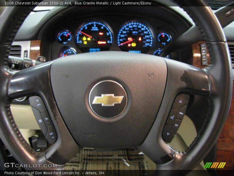 Blue Granite Metallic / Light Cashmere/Ebony 2008 Chevrolet Suburban 1500 LS 4x4