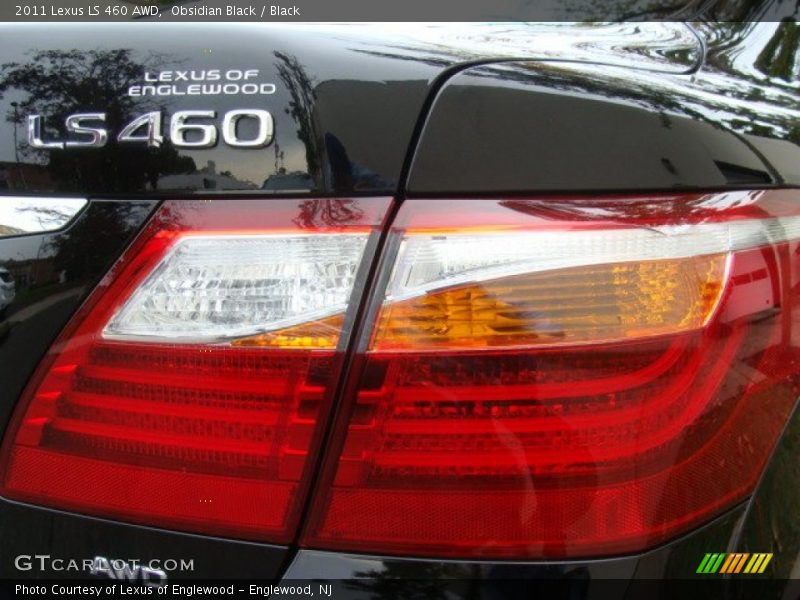 Obsidian Black / Black 2011 Lexus LS 460 AWD