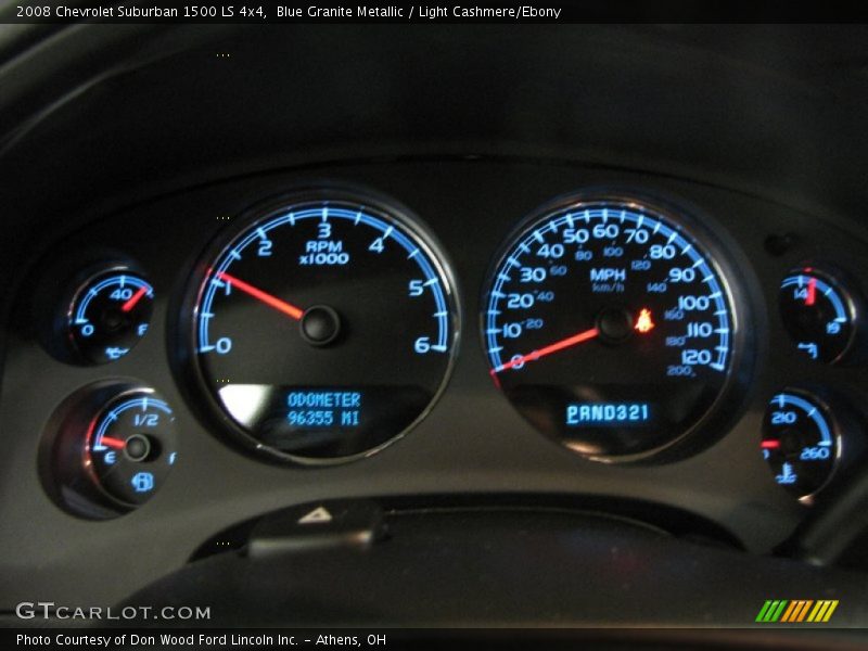 Blue Granite Metallic / Light Cashmere/Ebony 2008 Chevrolet Suburban 1500 LS 4x4