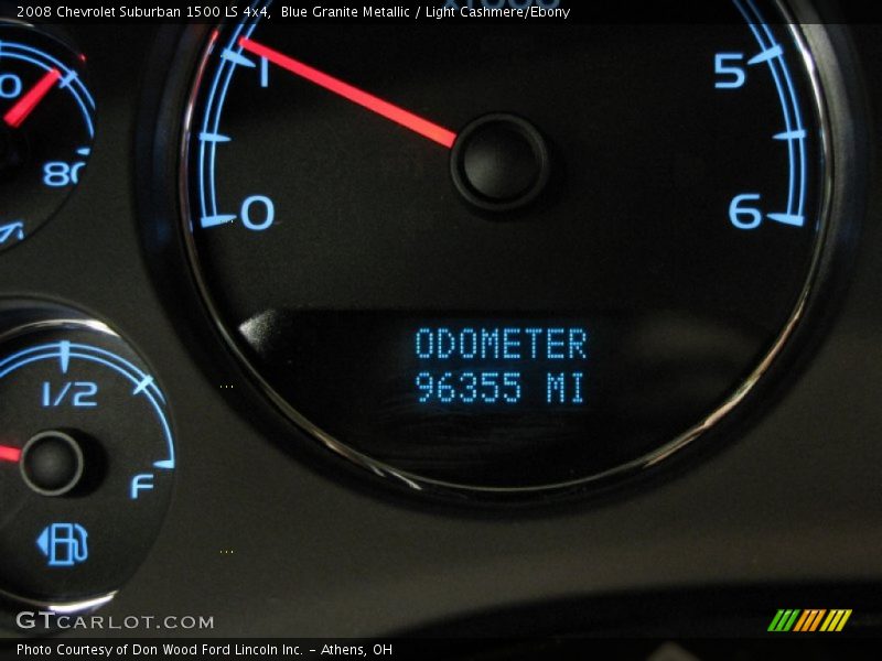 Blue Granite Metallic / Light Cashmere/Ebony 2008 Chevrolet Suburban 1500 LS 4x4