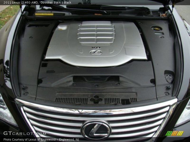 Obsidian Black / Black 2011 Lexus LS 460 AWD