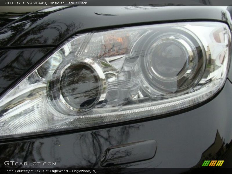 Obsidian Black / Black 2011 Lexus LS 460 AWD