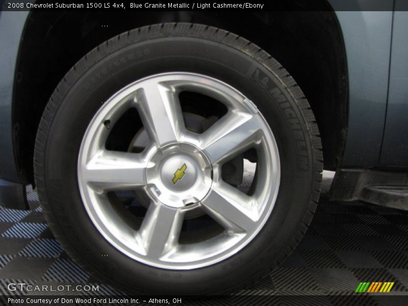 Blue Granite Metallic / Light Cashmere/Ebony 2008 Chevrolet Suburban 1500 LS 4x4
