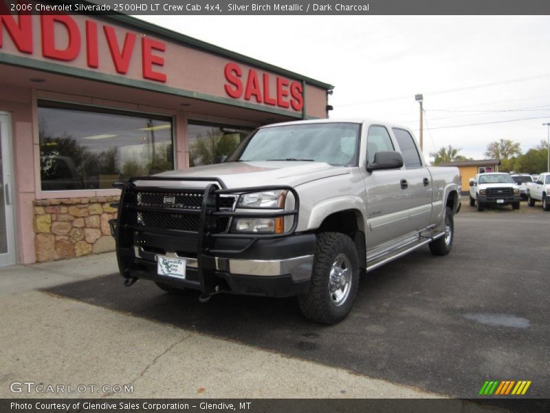 Silver Birch Metallic / Dark Charcoal 2006 Chevrolet Silverado 2500HD LT Crew Cab 4x4