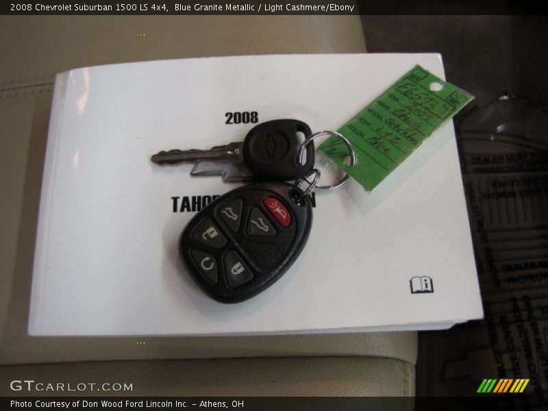 Blue Granite Metallic / Light Cashmere/Ebony 2008 Chevrolet Suburban 1500 LS 4x4