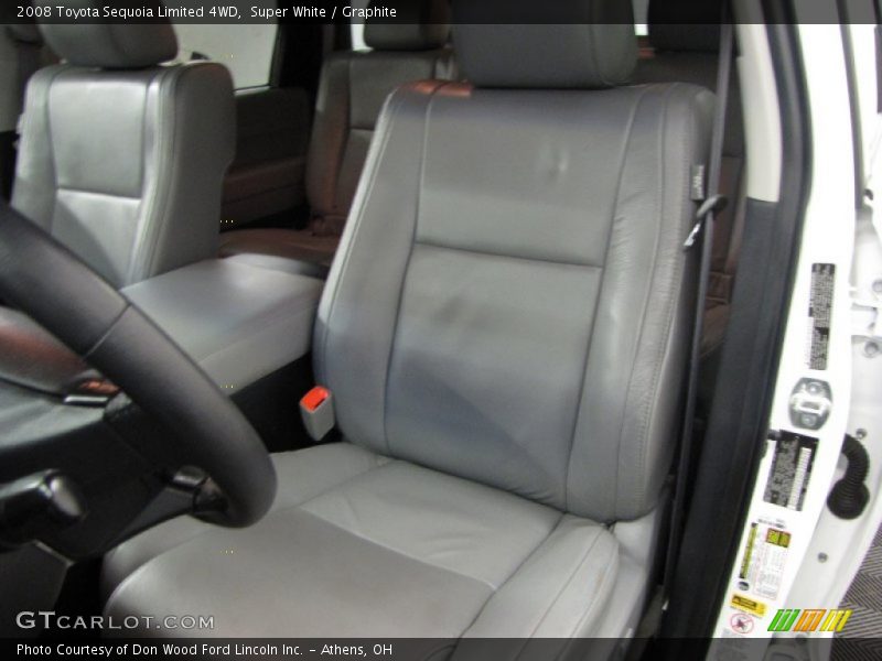 Super White / Graphite 2008 Toyota Sequoia Limited 4WD