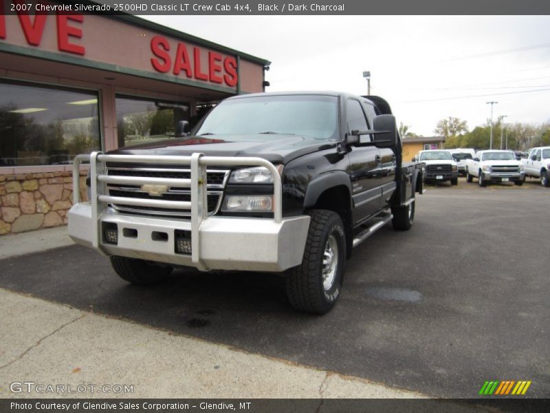Black / Dark Charcoal 2007 Chevrolet Silverado 2500HD Classic LT Crew Cab 4x4