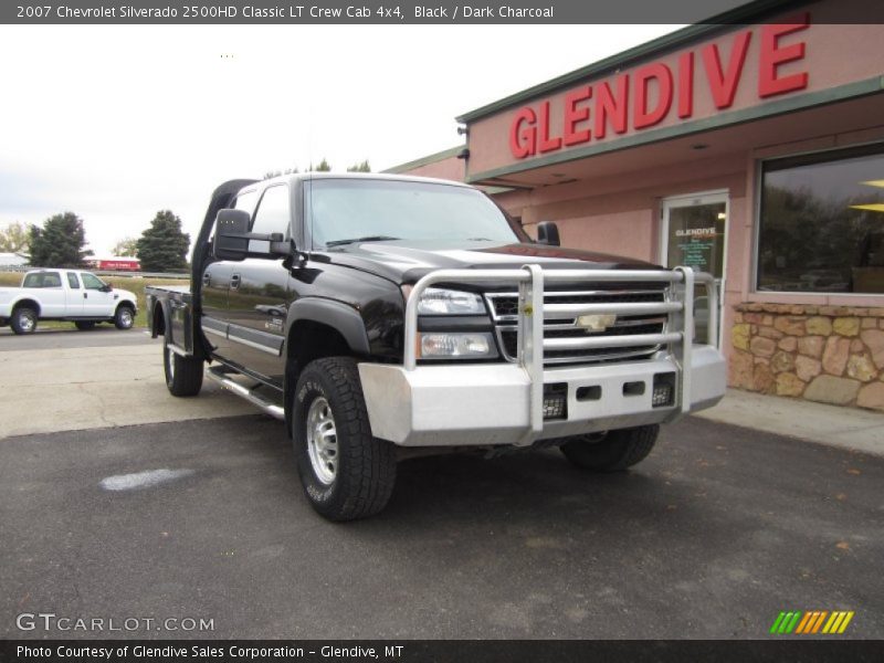 Black / Dark Charcoal 2007 Chevrolet Silverado 2500HD Classic LT Crew Cab 4x4