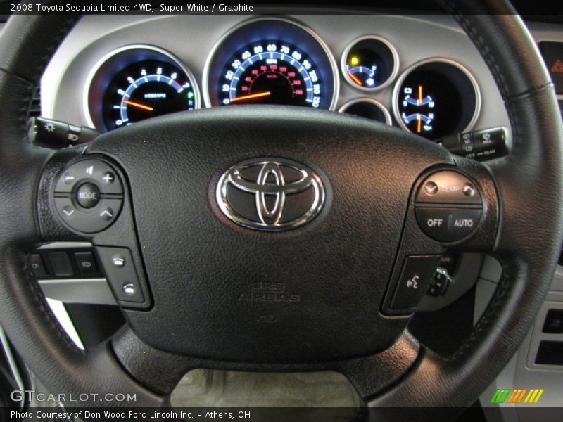 Super White / Graphite 2008 Toyota Sequoia Limited 4WD