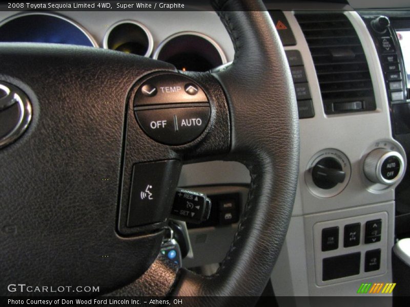 Super White / Graphite 2008 Toyota Sequoia Limited 4WD