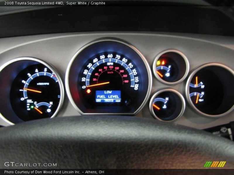 Super White / Graphite 2008 Toyota Sequoia Limited 4WD
