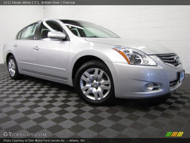 Brilliant Silver / Charcoal 2012 Nissan Altima 2.5 S