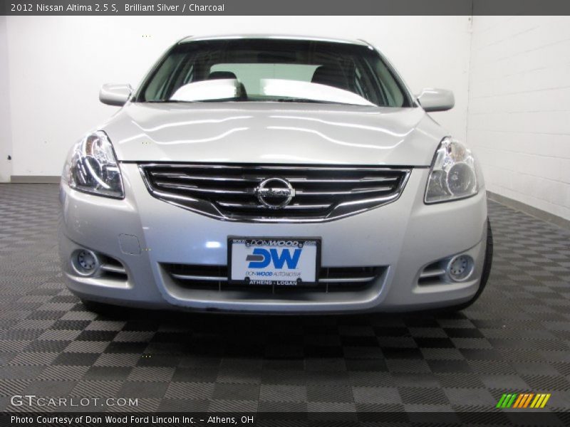 Brilliant Silver / Charcoal 2012 Nissan Altima 2.5 S