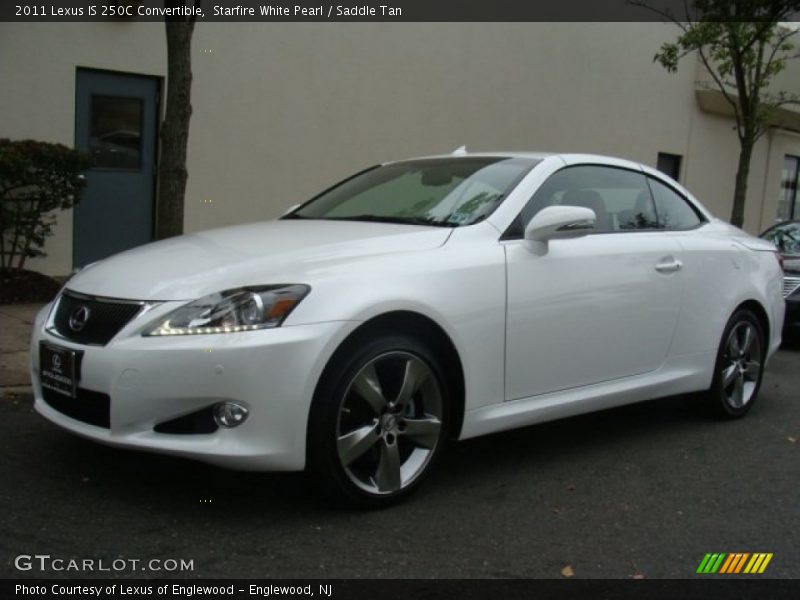 Starfire White Pearl / Saddle Tan 2011 Lexus IS 250C Convertible