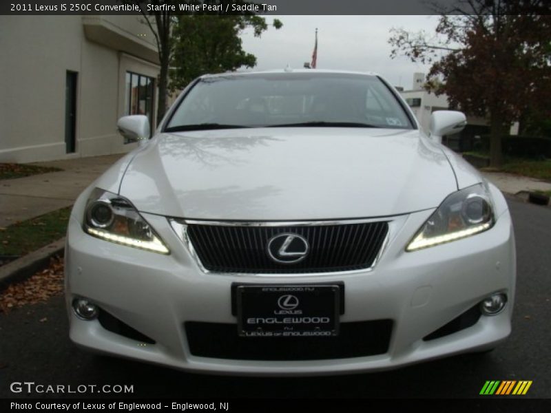 Starfire White Pearl / Saddle Tan 2011 Lexus IS 250C Convertible
