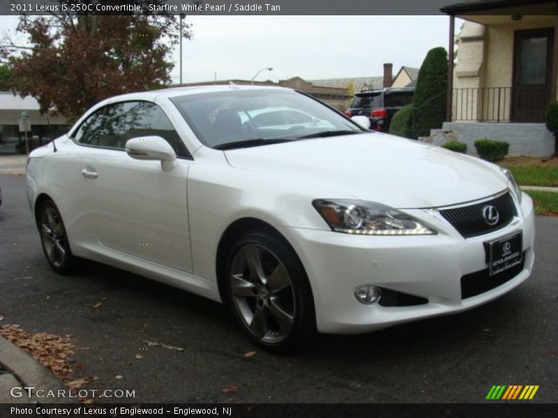 Starfire White Pearl / Saddle Tan 2011 Lexus IS 250C Convertible