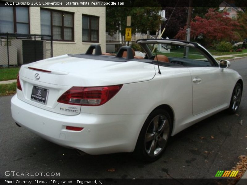 Starfire White Pearl / Saddle Tan 2011 Lexus IS 250C Convertible