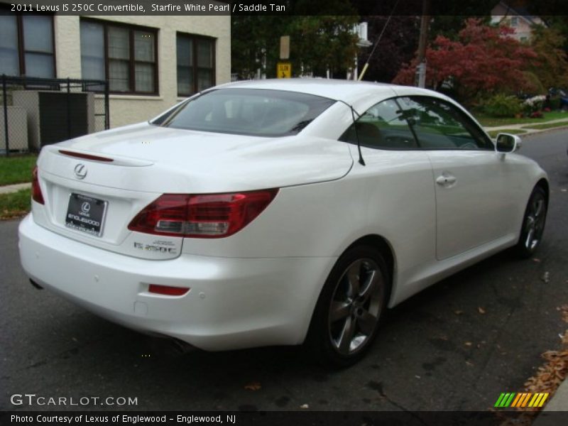 Starfire White Pearl / Saddle Tan 2011 Lexus IS 250C Convertible