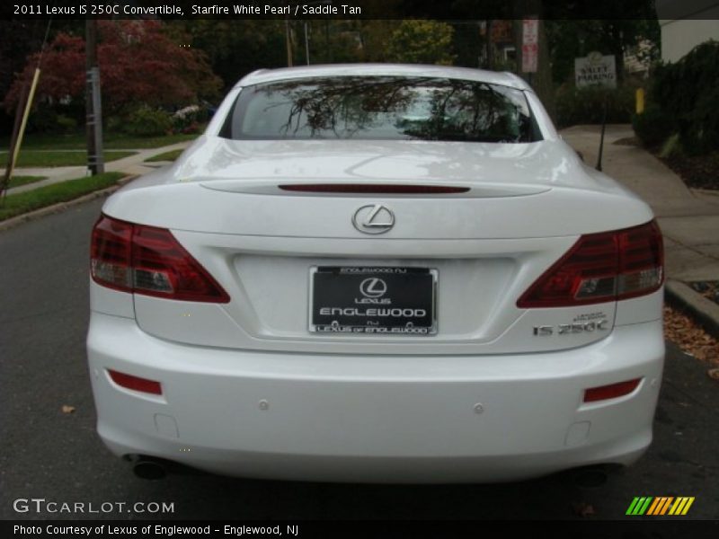 Starfire White Pearl / Saddle Tan 2011 Lexus IS 250C Convertible
