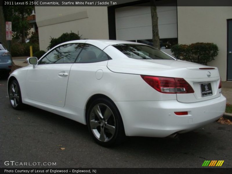 Starfire White Pearl / Saddle Tan 2011 Lexus IS 250C Convertible