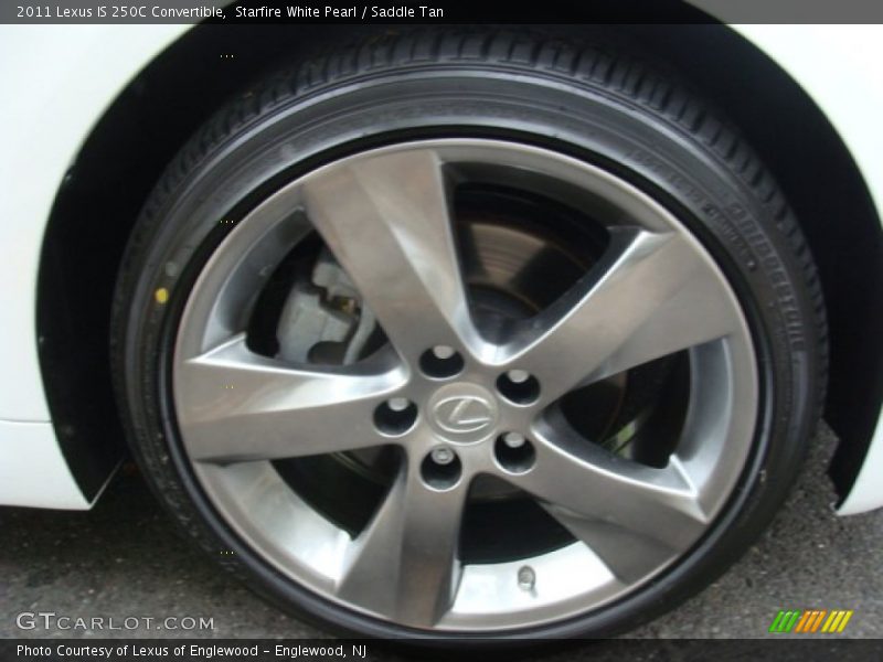 Starfire White Pearl / Saddle Tan 2011 Lexus IS 250C Convertible